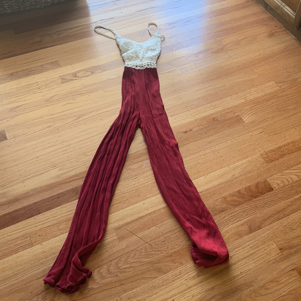 Glare form fitting jumpsuit